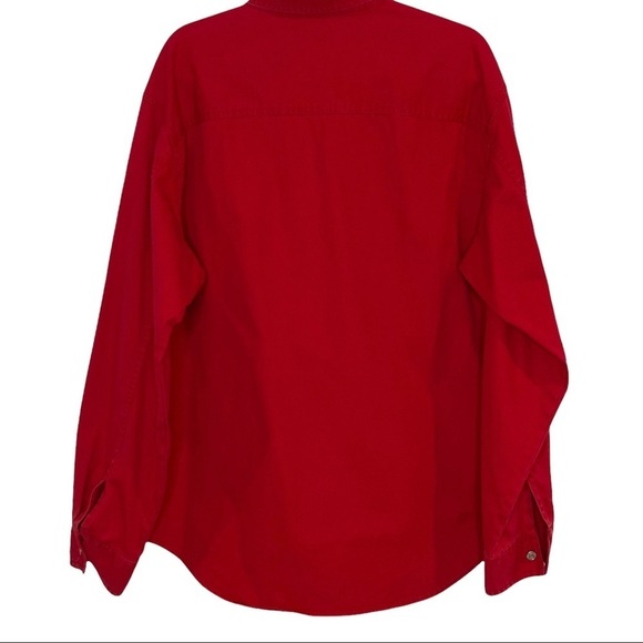 Levi’s Red Long Sleeve Button Up Shirt - Picture 2 of 10